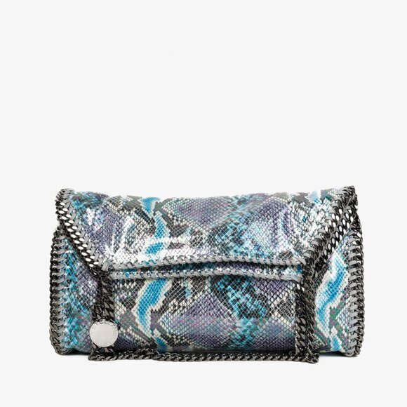 Stella McCartney Vegan Eco Python Oleographic Falabela Chain Tote - Picture 1 of 12